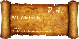 Pál Adelaida névjegykártya